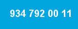 934 792 00 11 934 792 00 11